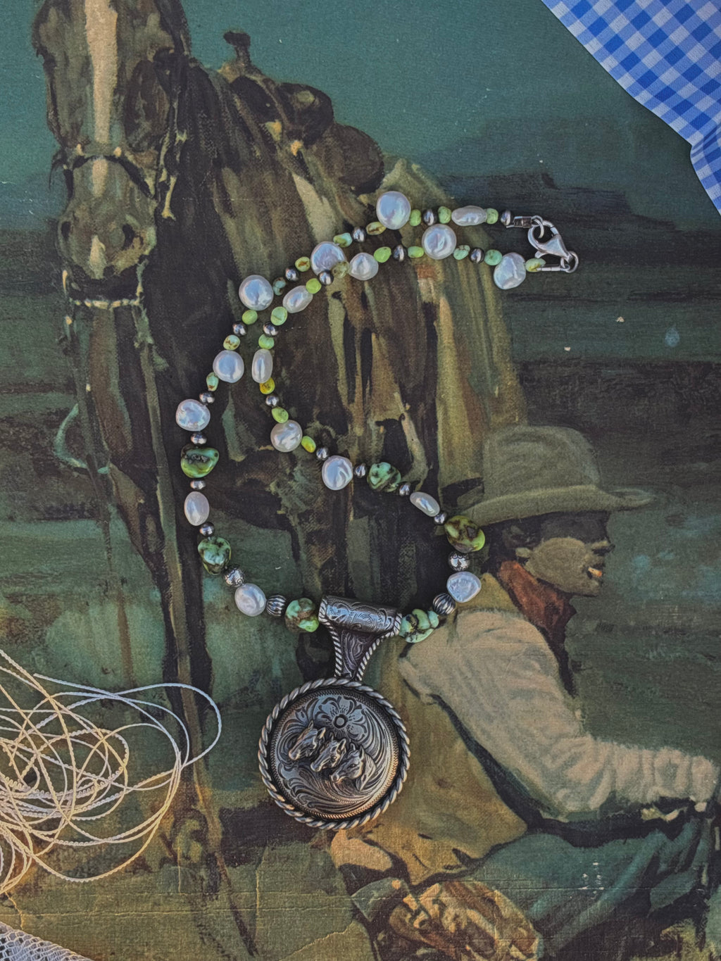Wild horses necklace