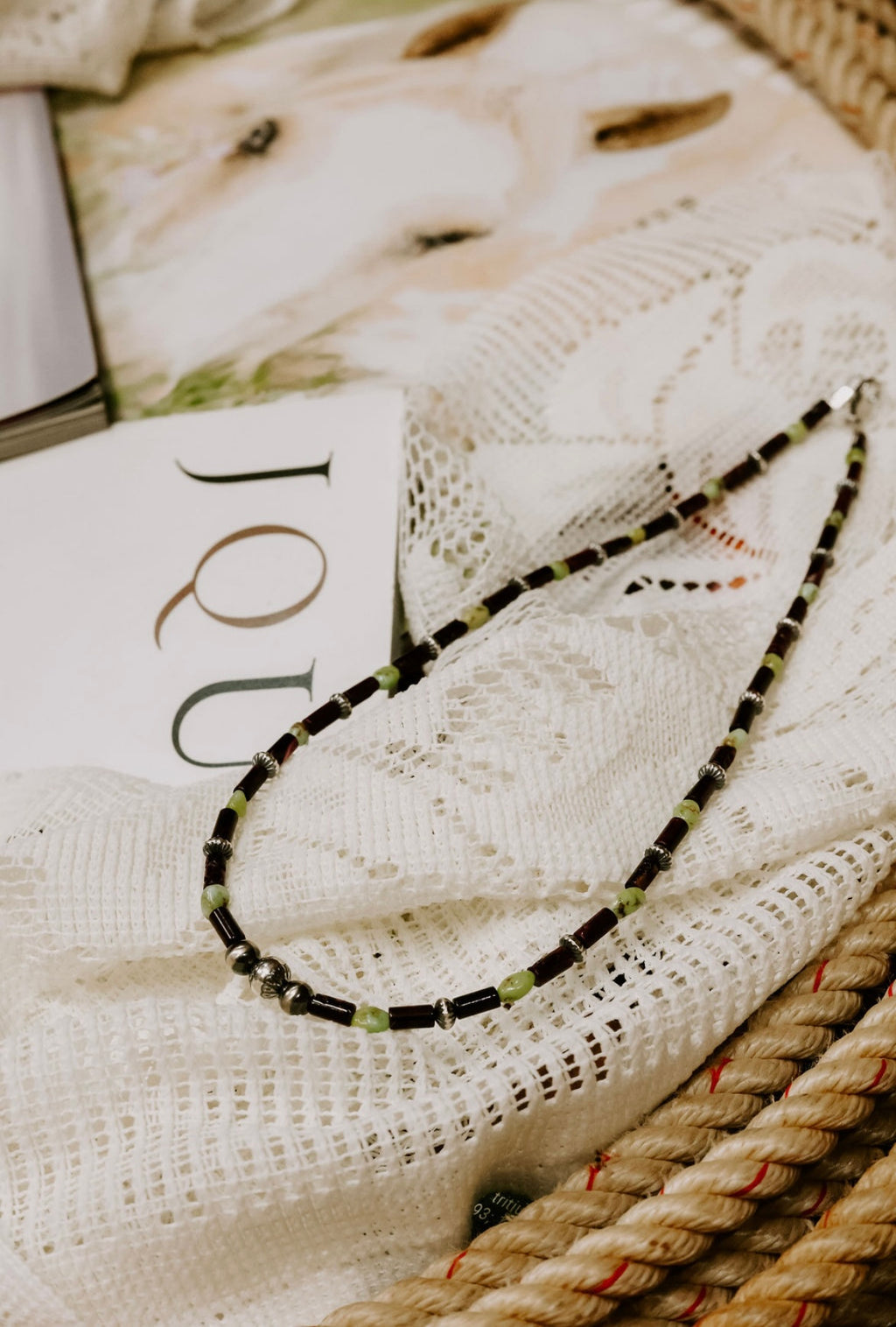 Purple palomino necklace