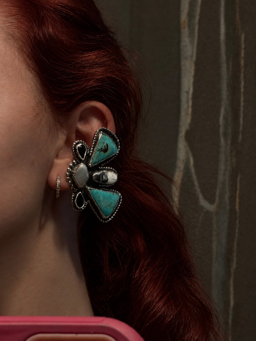 Stacey Rhodes Ear cuff & Dangle Set 🖤