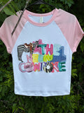 The Neon Cowpoke Brand Tee (Baby Tee)