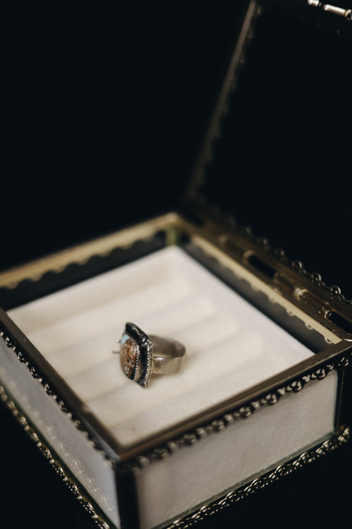 Barbed black jack ring 🖤