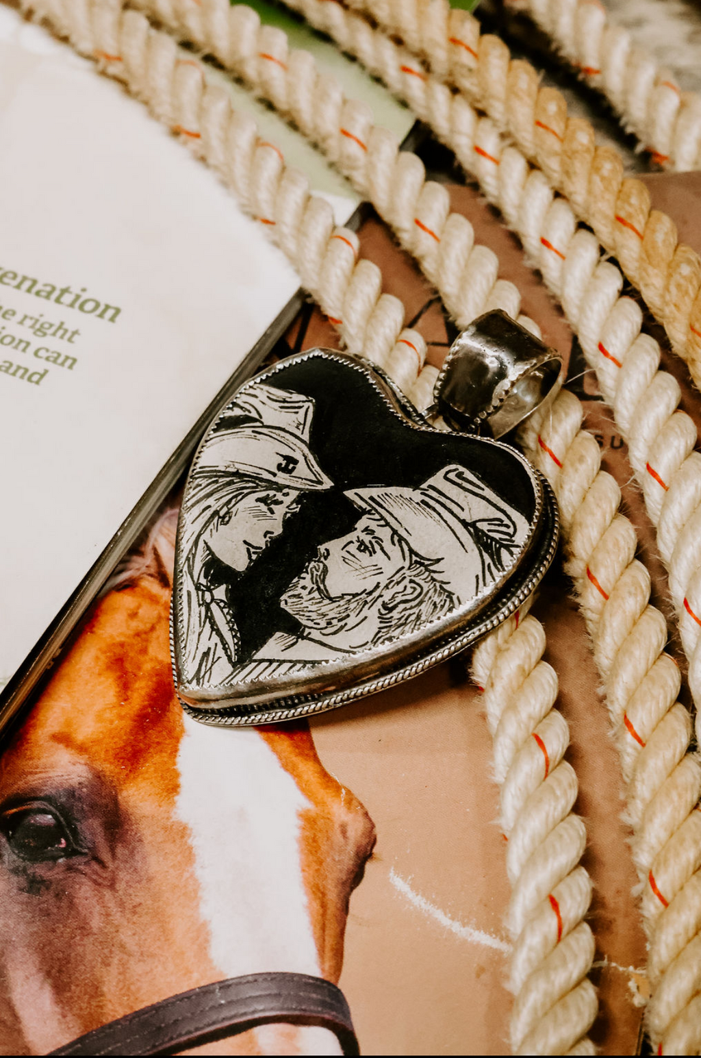 Cowboy’s make better lovers pendant