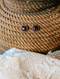Purple spiny simple studs 🪩