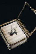 Southern Gothic floral necklace