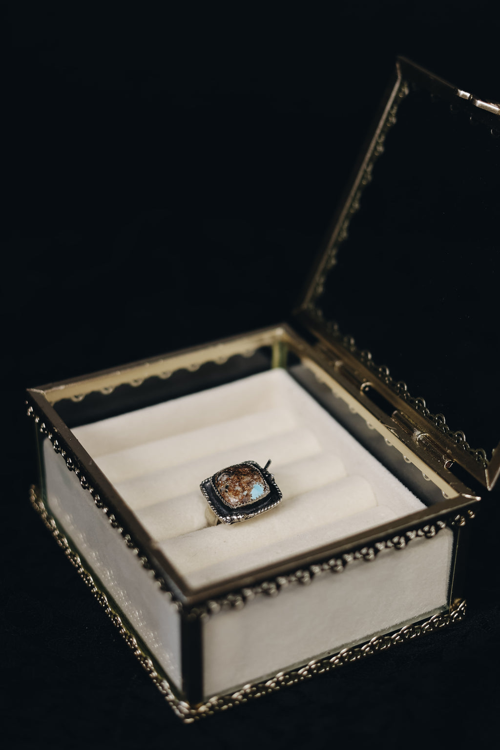 Barbed black jack ring 🖤