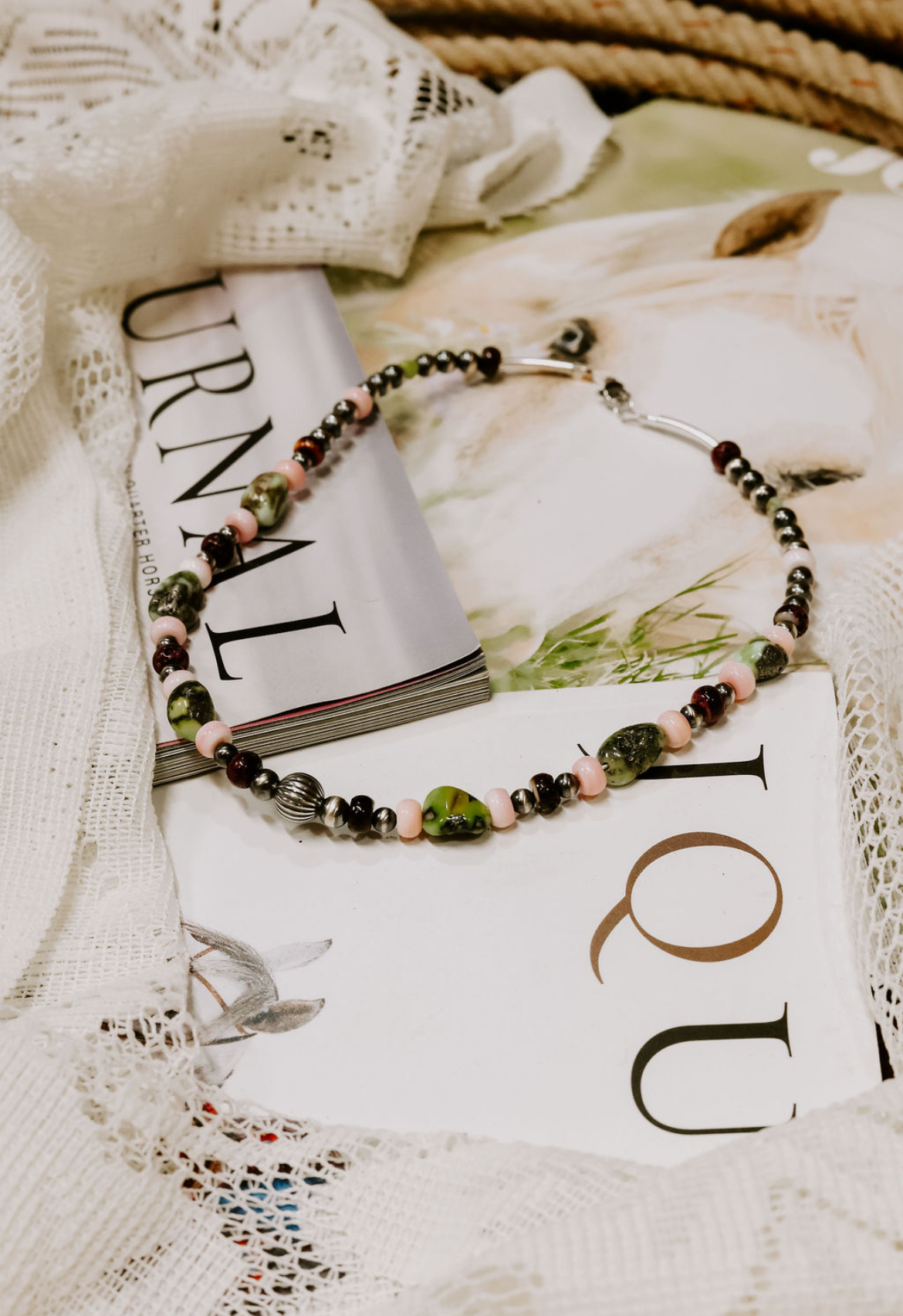 Chunky watermelon necklace