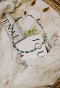 Cotton candy pearl necklace