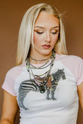 Pink Zebra tee 🦓🌸
