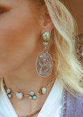 Model Quarter Horse statement earrings