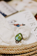 Earth tones statement ring