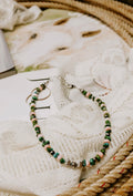 Pink tulip necklace